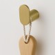Stainless Steel Brushed Yellow Gold Robe Hook Wall Mounted